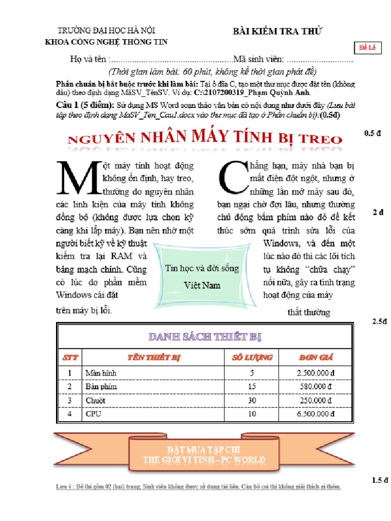 Bai kiem tra 01 pdf
