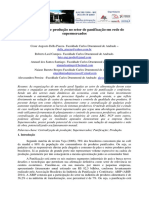 Centralização de Produção No Setor de Panificação em Rede de Supermercados