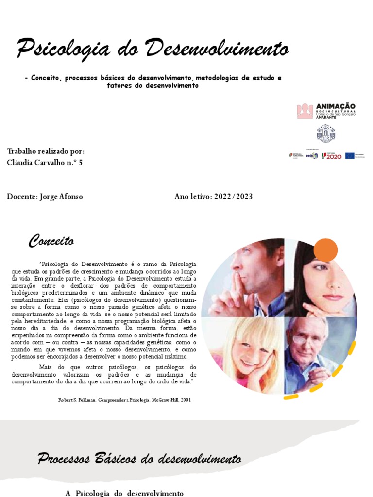 Psicologia do Desenvolvimento: Fatores e Métodos | PDF | Psicologia ...