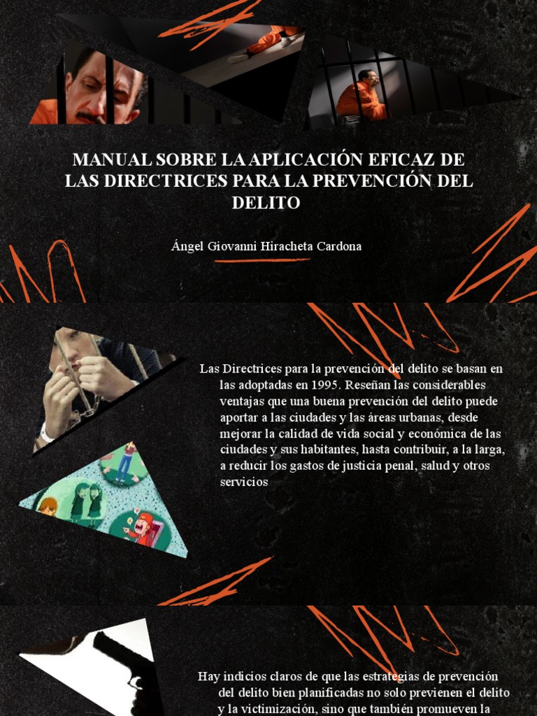 Manual de Prevención del Delito | PDF | Prevención del crimen ...