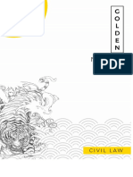 2021 Golden Notes - 3. Civil Law