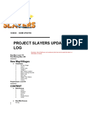 THE ULTIMATE PROJECT SLAYERS BEGINNERS GUIDE (Clans, Leveling, BDA's,  Breathings) 