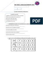 Evaluación Final Lenguaje