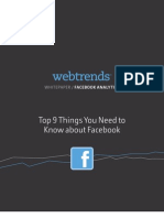 Top 9 Things You Need To Know About Facebook: Whitepaper
