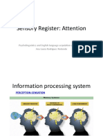 Sensory Register and Attention