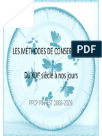 Methodes de Conservation Des Aliments