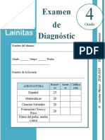 4to Grado - Examen de Diagnóstico (2018-2019) - copia