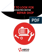 What To Look For in An Electric Motor Repair Shop