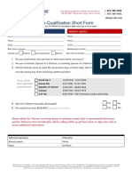 PreQual Form VCC