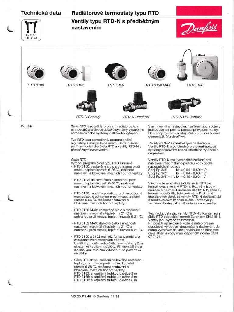 Danfoss RTD-N | PDF