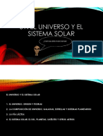 EL UNIVERSO Y EL SISTEMA SOLAR. Vamos Allá Marcianos!