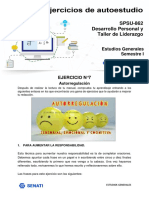 Ejercicio 7 de Desarrollo personalSPSU-862 - EJERCICIO - U007
