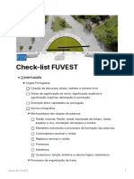 Checklist Fuvest