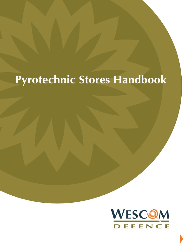 Pyrotechnic Stores Handbook | PDF | Shell (Projectile) | Lighting