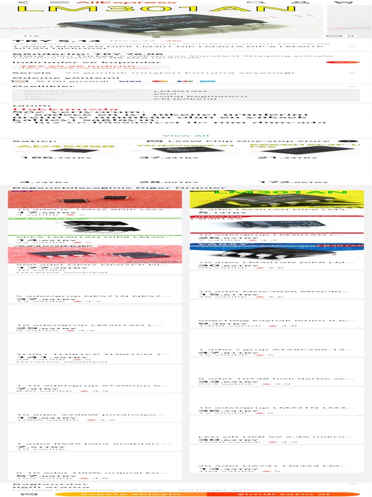 1 Adet LM301AN DIP8 LM301 DIP LM301A DIP-8 LM301P 301AN HJXRHGAL ...