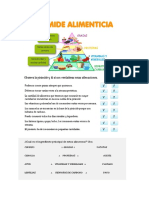 Ficha de la pirámide alimenticia 