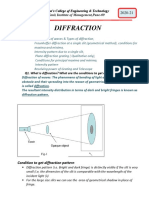 Diffraction Notes - Question Answer
