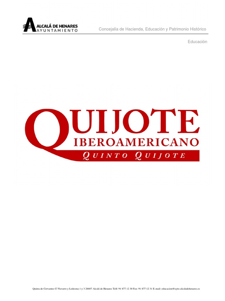 Quijote IberoamericanoEl Quinto PDF Don Quijote Miguel De Cervantes