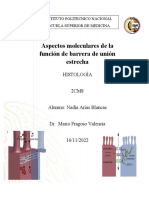 Aspectos Moleculares de La Función de Barrera de Unión Estrecha