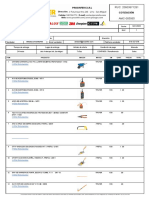 Cotización de herramientas y equipos de construcción