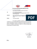 INFORME DE SUPERVISIÓN DE ADHERENCIA DE HIGIENE DE MANOS DE LOS SERVICIOS EMERGENCIA Y TOPICO C.S. CHONGOS BAJO ENERO.