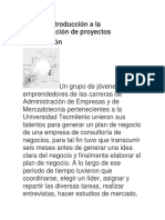 Administracion de Proyectos