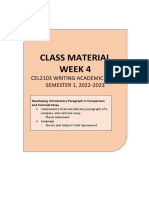Class Material Week 4