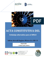 Formato de Acta Constitutiva