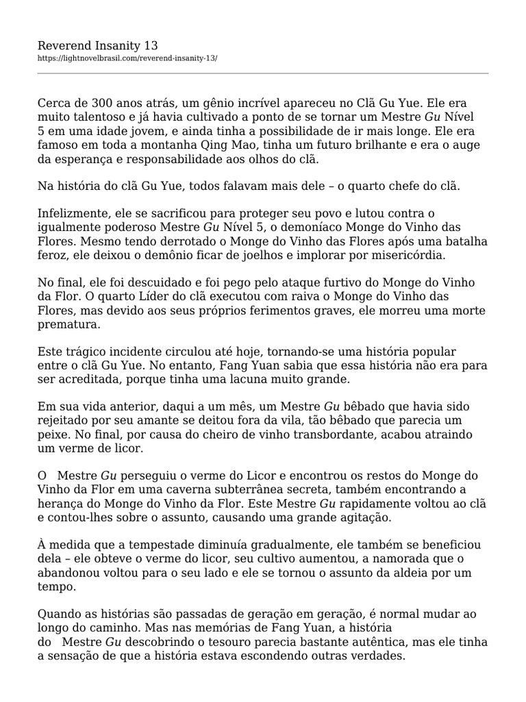 Reverend Insanity 13 Lightnovelbrasil Pdf