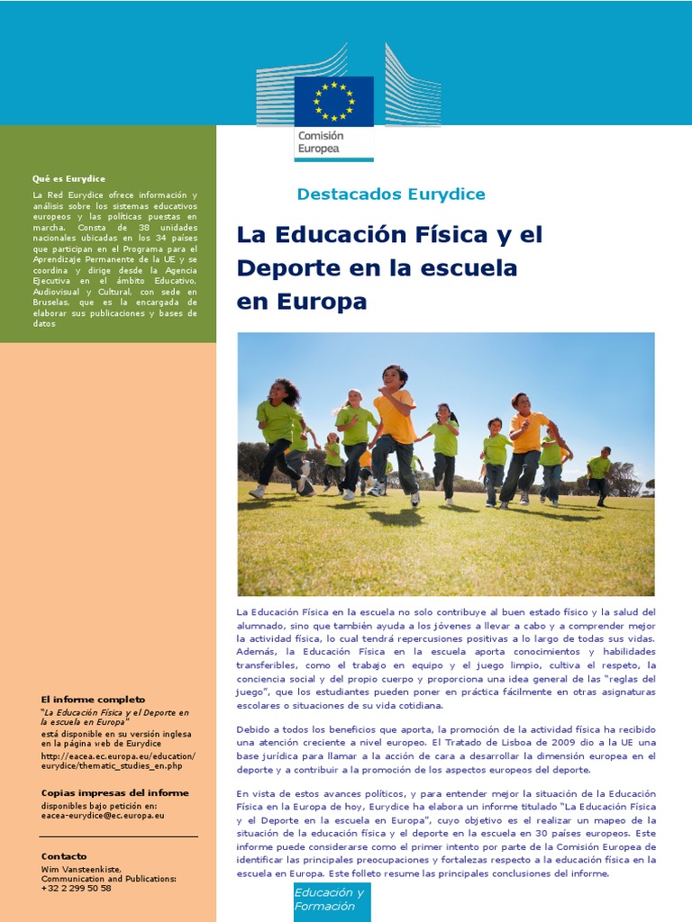 La Educación Física y El Deporte en La Escuela en-EC3013469ESN | PDF ...
