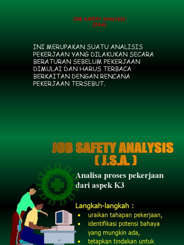 JSA (Job Safety Analysis) JSO (Job Safety Observation) PDF