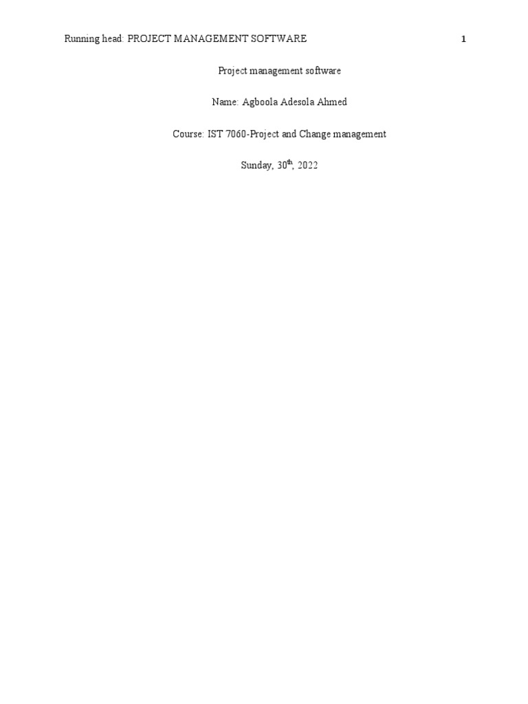 Project Management Tool Short Paper Edited PDF