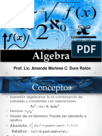 Kami Export - Clase 1 Algebra Qy F - Operaciones Algebraicas