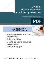 S.1 El Texto Expositivo - Características y Estructura