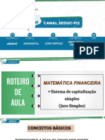 Juros Simples e Composto