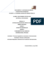 Universidad Abierta Y A Distancia de México Licenciatura en Derecho Docente: Lic. Mariana Guadalupe Sedano Peralta