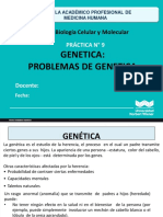 Práctica #12 - Problemas de Genetica