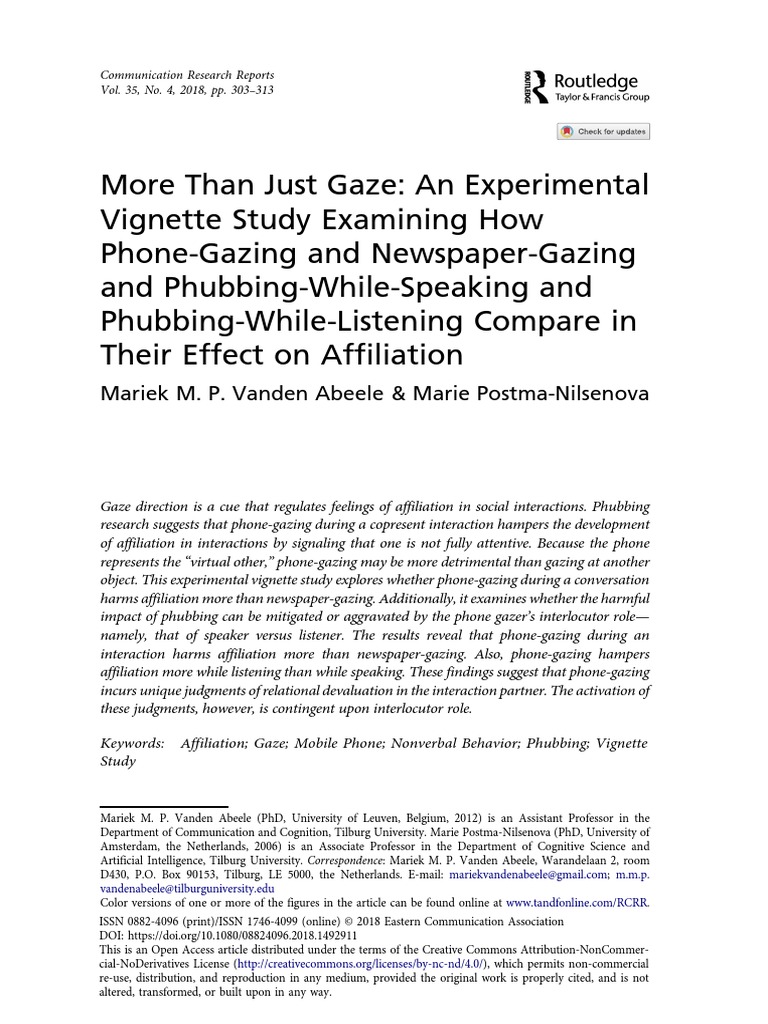 Snapshot of Psychological Benefits Of Zero Phubbing With Children