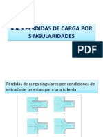 4.4.3 Pérdidas de Carga Por Singularidades