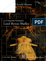 Harold Bloom - La Compañia Visionaria Lord Byron-Shelley