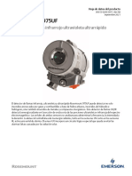 Hoja de Datos Del Producto Rosemount 975uf Detector de Llamas Infrarrojo Ultravioleta Ultrarrápido Es 8019248