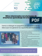 Mitos Relacionados Con El Proceso de Enseñanza-Aprendizaje de La Lectoescritura