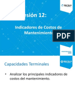 Sesión 12 - Indicadores de Costos de Mantenimiento