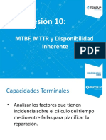Sesión 10 - MTBF, MTTR Y Disponibilidad Inherente
