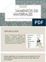 Fundamentos de Materiales Tipos de Reciclaje