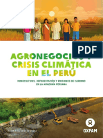 Agronegocios y Crisis Climática Perú