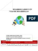 CUADRO COMPARATIVO Países Desarrollados y en Vías de Desarrollo