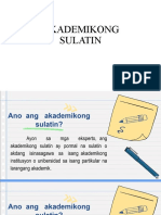 AKADEMIK - Akademikong Sulatin