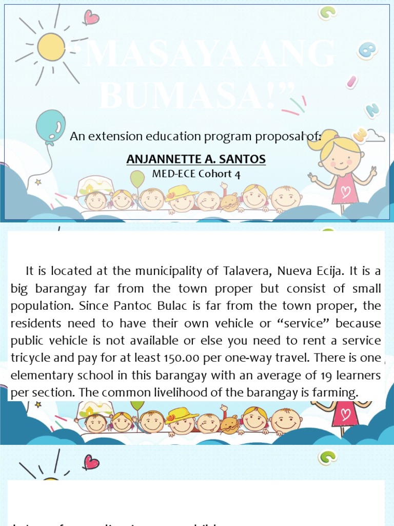 Extension Education Program PDF Cognition Behavior Modification