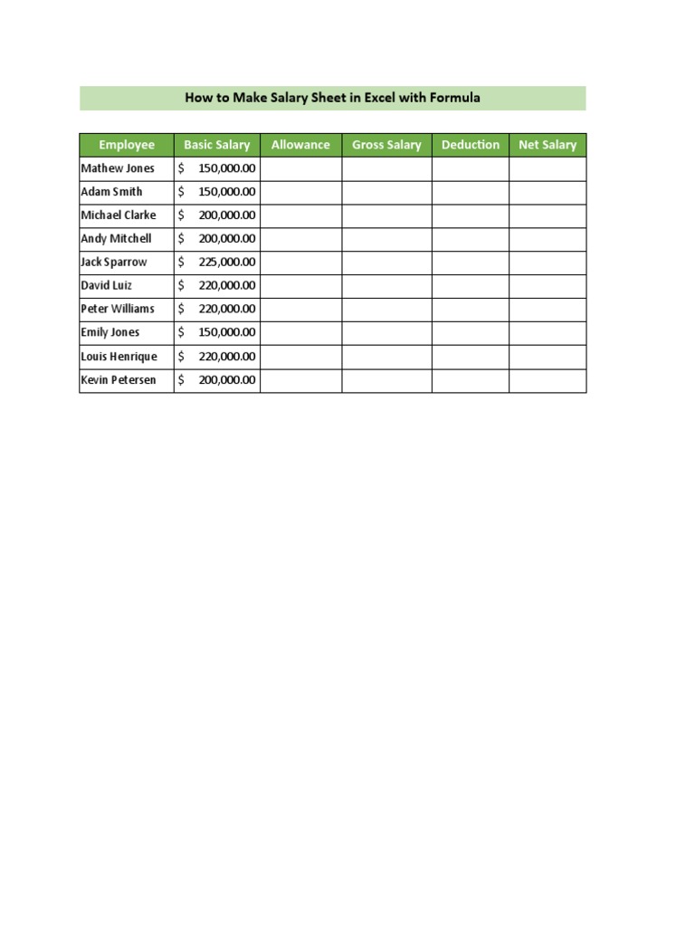 how-to-make-salary-sheet-in-excel-with-formula-pdf-employee